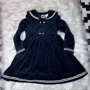 ✨20% Off Sale✨Good Lad Vintage 90’s Navy Sailor Peter Pan Collar Maxi Dress
